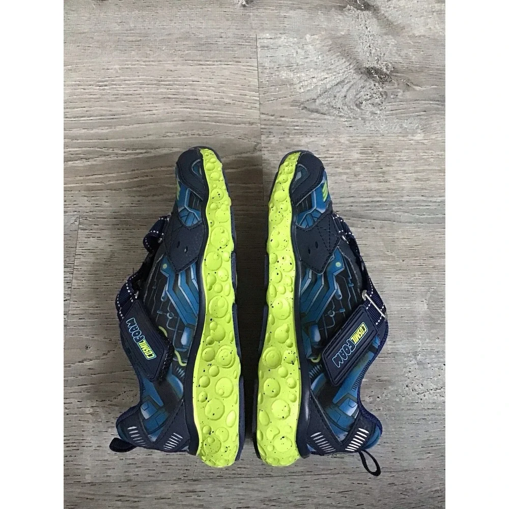 Skechers Cosmic Foam-PORTAL X 97502L Blue Shoes Youth Boys Size 2